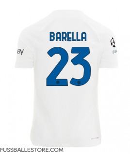 Günstige Inter Milan Nicolo Barella #23 Auswärtstrikot 2023-24 Kurzarm